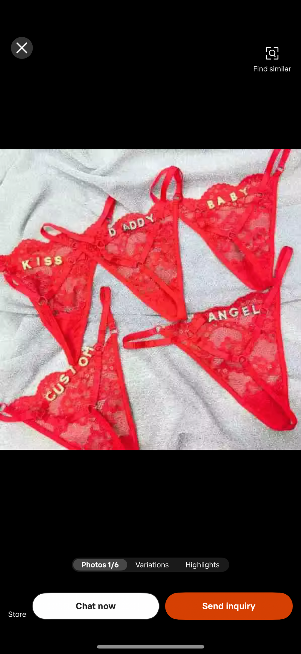 Lingerie & thong supplier