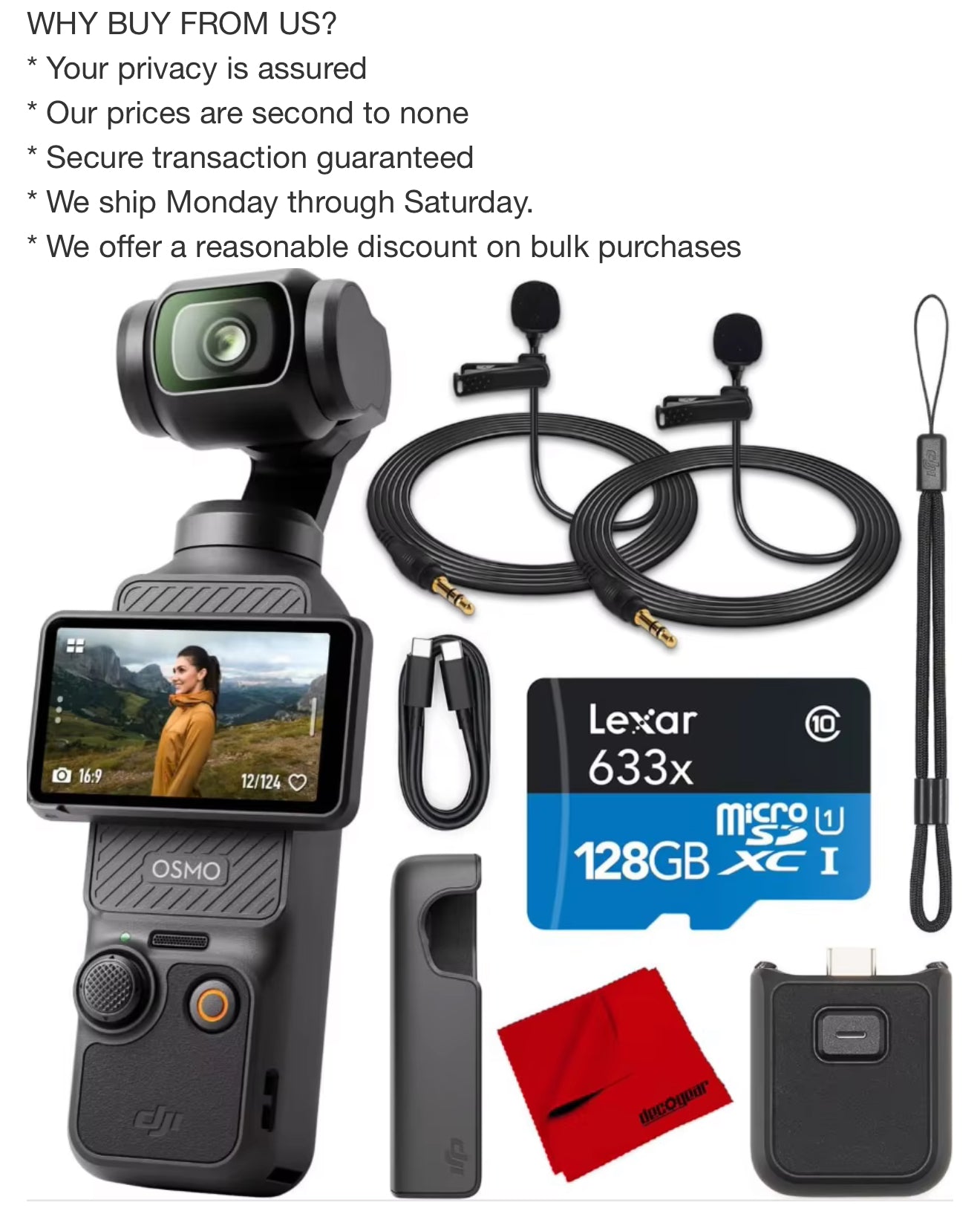 Camera & Content Creation Suppliers